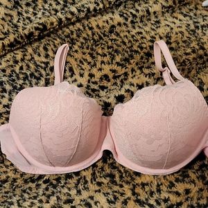 Pink Lace date bra